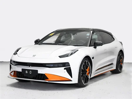 zeekr 001,orange body,white wall background,simple background,vehicle focus,car,ground vehicle,motor vehicle,no humans,white background,shadow,sports car,wheel,simple background,<lora:zeekr 001:0.8>,, masterpiece, best quality,
