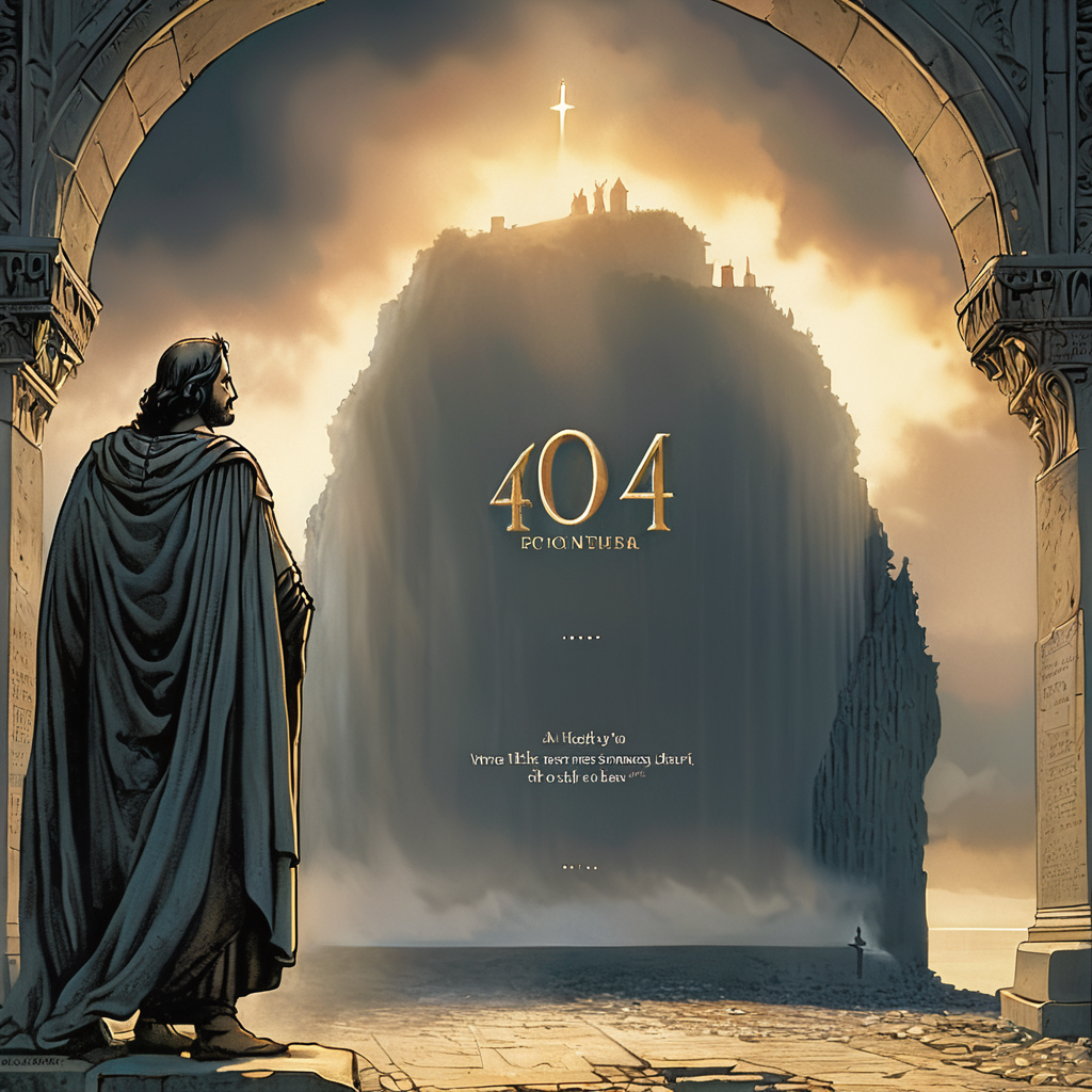 cinematic film still <lora:FF-404-CivitAI-Lycoris-MIX-algo1:1> 404, text 404, logo 404, Civitai404, ffusion404, a man is standing in front of a stone monument, gustave dore background, gustave dore background, gustave dore style, by Gustave Dore, epic biblical depiction, 4 0 k, 40k, by gustav dore, emerald tablet, 2045, gustave dore and junji ito, by Gustave Dor, 2040, drawing gustave dore,propaganda poster,soviet poster,sovietwave . shallow depth of field, vignette, highly detailed, high budget, bokeh, cinemascope, moody, epic, gorgeous, film grain, grainy