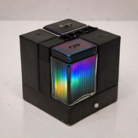 iridescent black