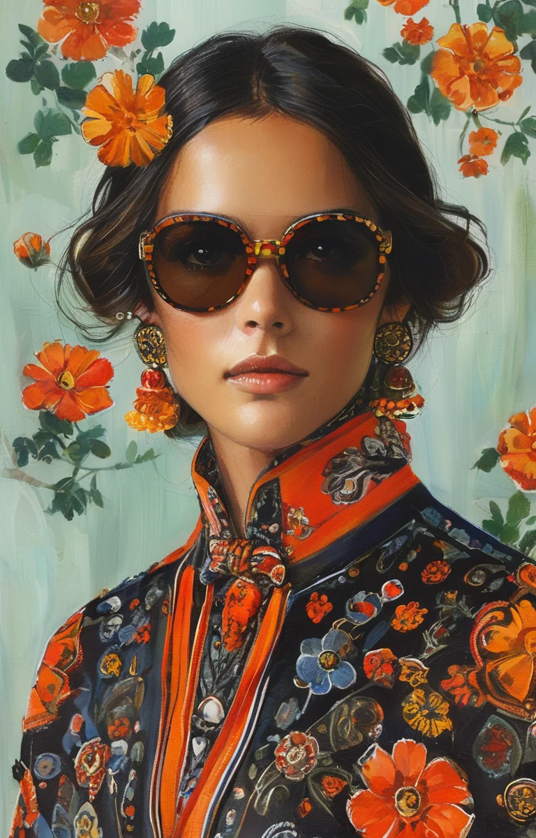 masterpiece,best quality,<lora:tbh317-sdxl:0.9>,illustration,style of Tory Burch portrait of noble man