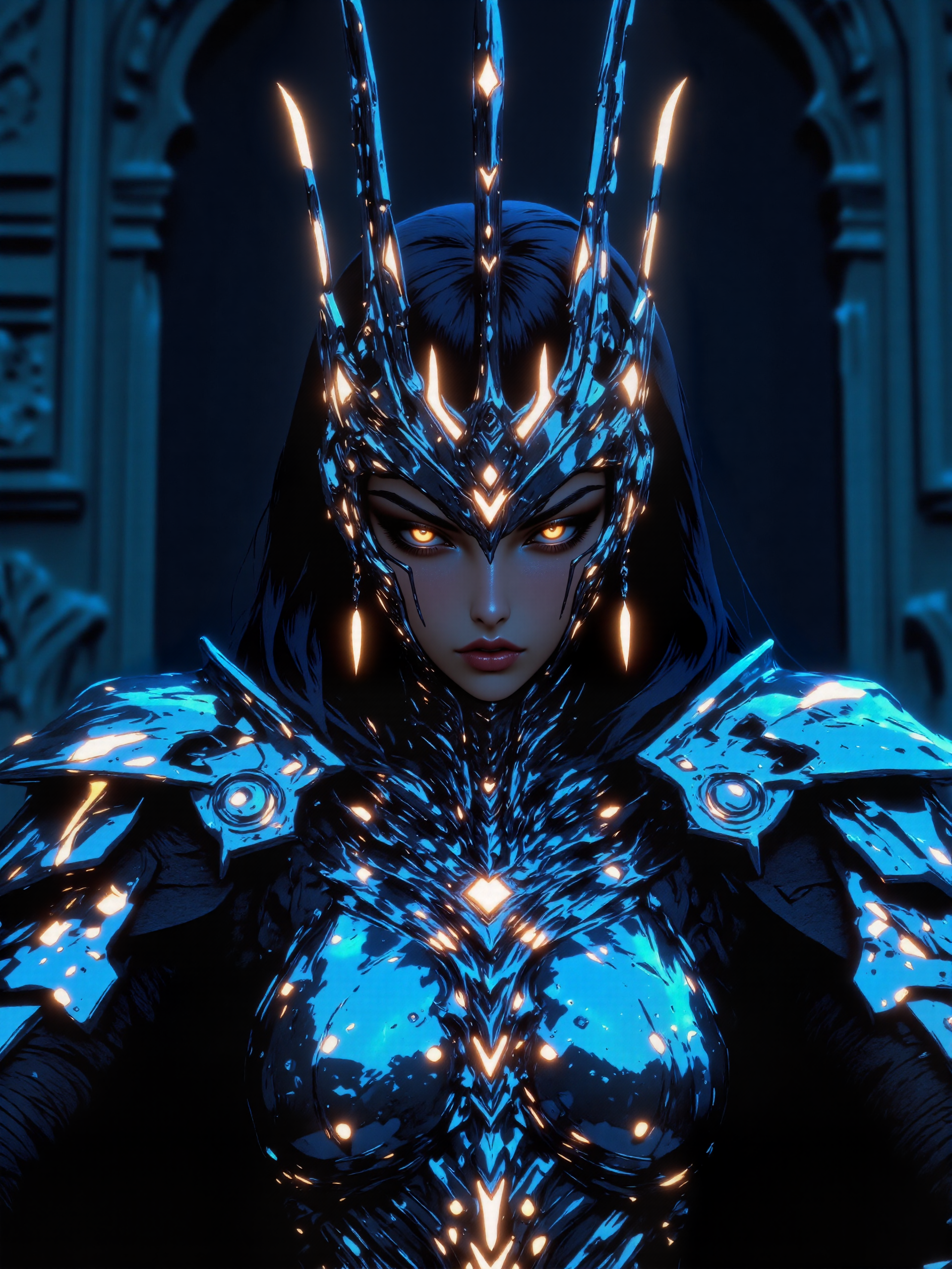 photorealistic, refined details, highly aesthetic, [:intensely glowing eyes:6], intricate, fractal ornaments, iridescence, 8k, 16k, run, ignite the fire in your heart, close to impossible, stand up and overcome, i have to rely on myself, fighting with my bare hands, existing through the hurt, digging another grave, it is so inhuman, grotesque, it's coming, i look around it's a mess, ignite the fire in your heart, close to impossible, stand up and overcome the invisible, get down to the core, be brave, and i will be there waiting for you, perfect hand anatomy, highly detailed background, outdoors, nightly scenery background, low camera angle, glow, night blue, silver, platinum, mithril, adamantium, cyan, blacklight moonlit, mythp0rt, ne0nfant4sy, midjourney_whisper_avant_couture, <lora:style-mythic_fantasy-v2-flux-by_velvets:0.85> <lora:style-neon_fantasy-flux-by_neowave:0.8> <lora:epic_gorgeous_details-balance-flux-by_flyway:0.68> <lora:style-midjourney_lucid_dreams-flux-by_kawaiikitsuneai:0.12> <lora:midjourney_whisper_avant_couture-flux-by_aihonobono2023:0.76>