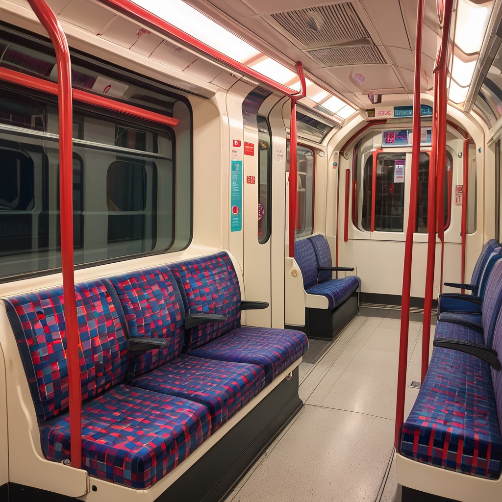 Score_9_up, score_8_up, score_7_up, (masterpiece, best quality, high quality, realistic, ultra detailed), hyperrealistic, (UHD quality details), tube_carriage, no humans, tube seats, along carriage, depth of field, 8k uhd, absurd res, volumetric lighting, beautiful composition, intricate detail, professional photography
