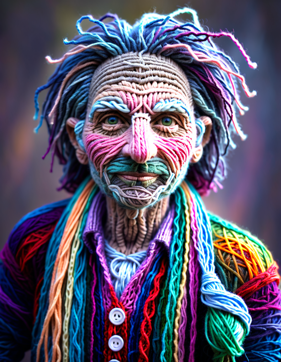 magicyarnlora, 1man, portrait