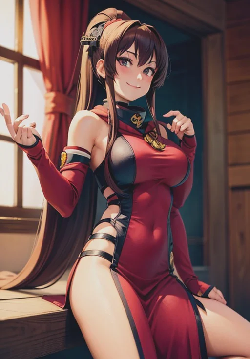 <lora:SuperBattleship_Yamato:0.8>, SuperBattleship_Yamato, smirk,, (gorgeous, beautiful, enchanting:1.3)