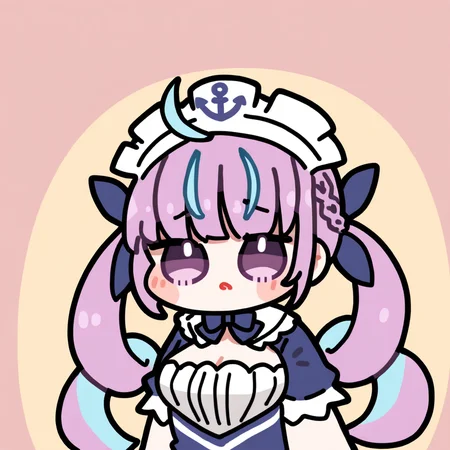 chibi,solo,1girl,minato aqua,hololive,bangs,blue hair,multicolored hair,two-tone hair,long hair,purple eyes,breasts,ahoge,braid,streaked hair,colored inner hair,twintails,bow,pink hair,purple hair,ribbon,blunt bangs,medium breasts,hair ribbon,blue ribbon,hair ornament
<lora:Oldstore_noob_4:1>,