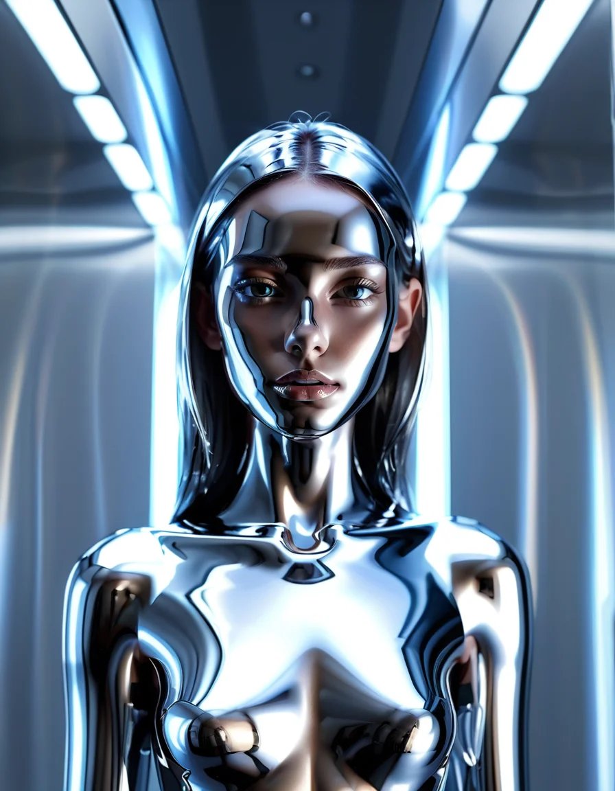 chromelora, 1girl, portrait, chrome skin, chromelora, 1girl, portrait, chrome skin, cinematic, stunning, highly detailed, artistic, fine detail, clear nice colors, shiny, strong, beautiful, epic, coherent, color, amazing, perfect, intricate, complex, sharp, polished, extremely aesthetic, futuristic, symmetry, full background, ambient light, magic, illuminated, glowing, pristine, very inspirational