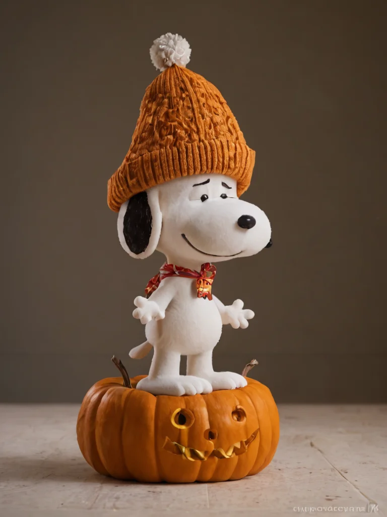 score_9, score_8_up, score_7_up, score_6_up, rating_safe BREAK
Snoopy is baking a delicious pumpkin pie, autumn colors, snoopy is wearing a festive hat, warmth of autumn
<lora:add-detail-xl:0.8>
<lora:Snoopy_peanuts:1>