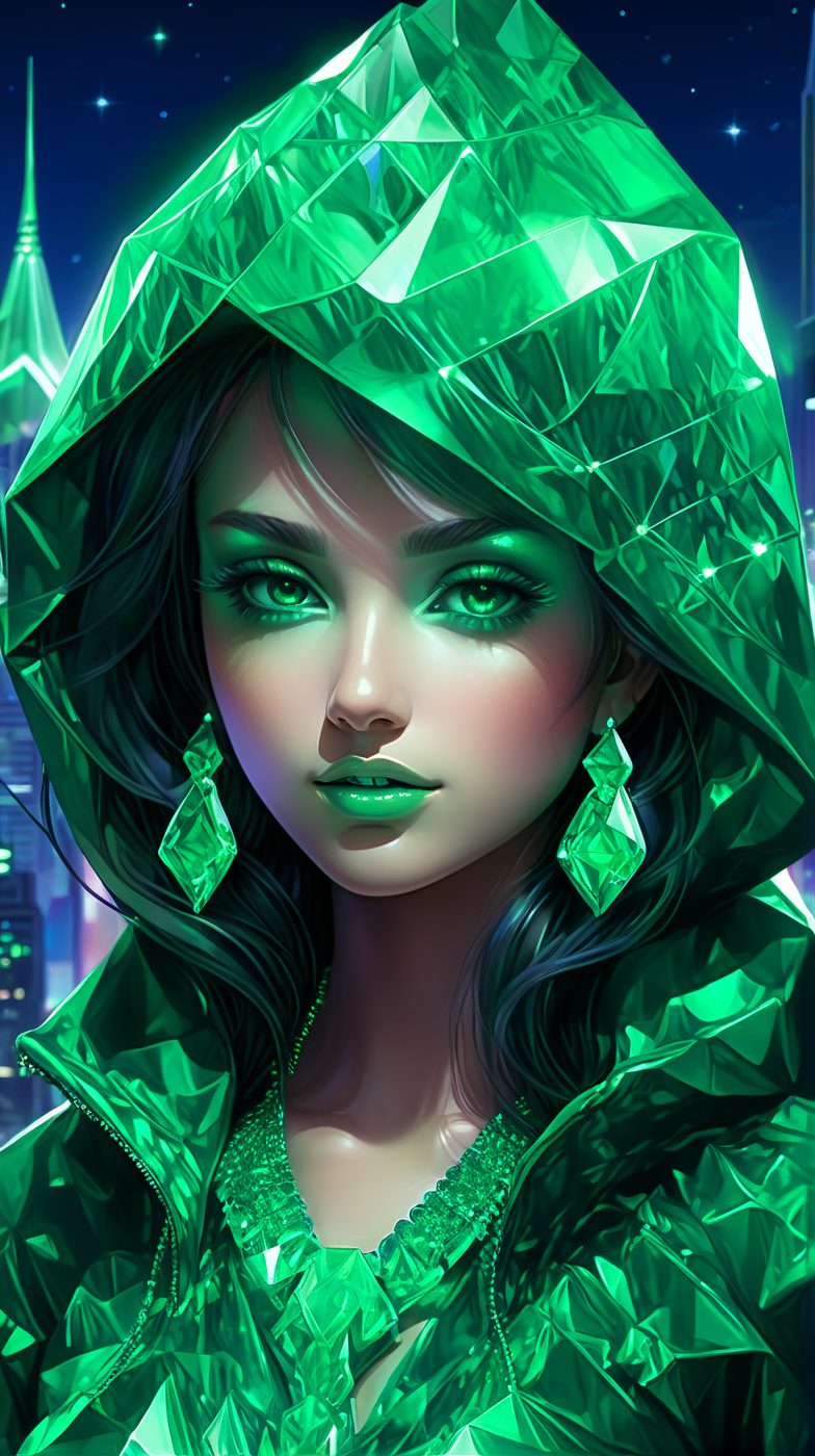 greengemix  girl in night city<lora:greengemix:1>