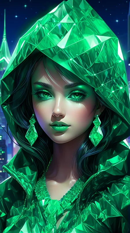 greengemix girl in night city<lora:greengemix:1>