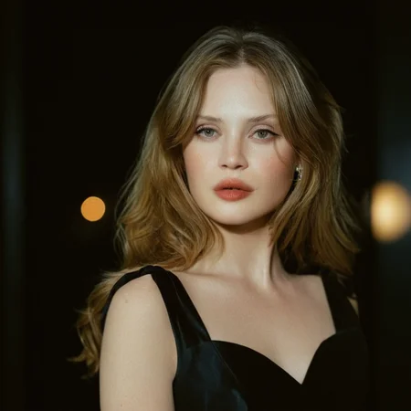 cinematic film still of <lora:celluloid film skintone color style:1>
<lora:add-detail-xl:1>1
<lora:eyetune:1>
An award winning film still motion picture of a woman with long hair and a black dress,1girl,solo,long hair,looking at viewer,brown hair,jewelry,upper body,earrings,parted lips,blurry,lips,blurry background,portrait,realistic , beauty, cinematic, film, filmic, film color, film skin tone, different colors, different people, different, unique, random, film contrast, film saturation, celluloid, Kodak, VISION3, realistic, detailed background, detailed environment, natural color, perfect exposure, natural exposure, shot on film, celluloid film skintone color style, shallow depth of field, vignette, highly detailed, high budget, bokeh, cinemascope, moody, epic, gorgeous, film grain, grainy