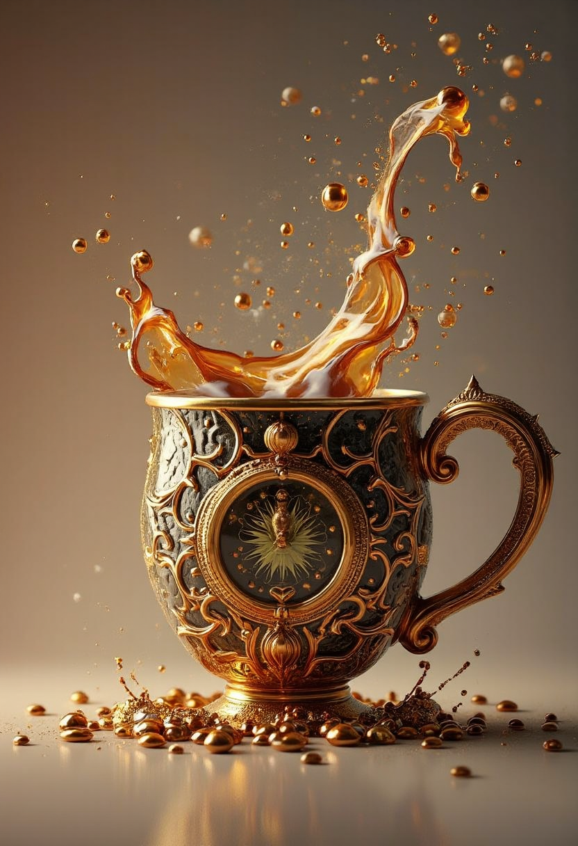 A yfg-c0ff Coffee mug mock-up, intricate, elegant, highly detailed, lush, dramatic light, sharp focus, fine detail, cinematic, striking, attractive, artistic, great composition, beautiful, appealing, full background, professional, winning, creative, cool, confident, inspired, color, epic, best, gorgeous, amazing, colossal, focused, perfect, awesome, pretty, bright.