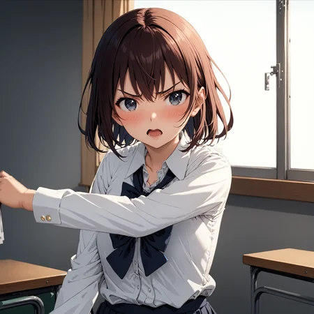 masterpiece, best quality,
1girl,solo,
<lora:gostlapped.sdxl.v1_r1:1> gostlapped,
white shirt, school uniform,
((motion blur)),