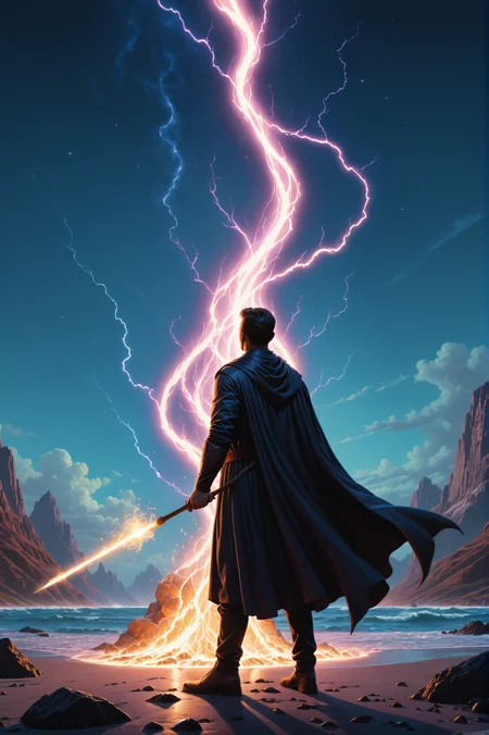 by Alena Aenami and Scott Listfield and Virgil Finlay , casting a spell, heroic , 8k, digital painting <lora:more_art:0.30> <lora:midjourney:-0.15> <lora:RMSDXL_Enhance:0.50> <lora:RMSDXL_Creative:0.50> <lora:RMSDXL_Photo:0.50> <lora:RMSDXL_Darkness_Cinema:0.50> <lora:clothing_slider:2.00> <lora:great_lighting:1.50> <lora:aesthetic:1.50> <lora:photorealistic_portrait:1.50> <lora:extremely_detailed:1.50> <lora:dpo:0.25>