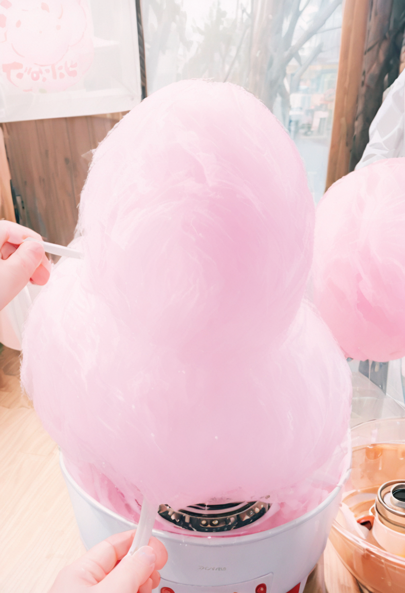 masterpiece, best quality, very aesthetic, absurdres,
cotton candy, food, holding, indoors, skewer, cooking, cotton candy machine
 <lora:wataame_SDXL_V1:1>