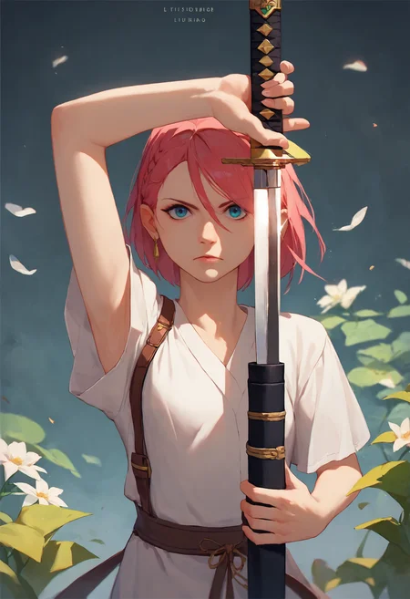 score_9, score_8_up, score_7_up, 1girl, arm up unsheathing sword
<lora:unsheathing_pose_vertical_3_final:1>