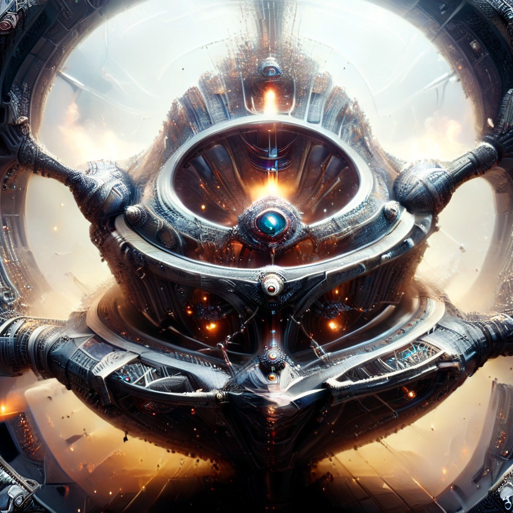 diamondMW, countless diamonds, ral-frctlgmtry, Tali Zorah, in the engine room of a spaceship, diamond pipes and tubing being used to withstand the heat of the engine