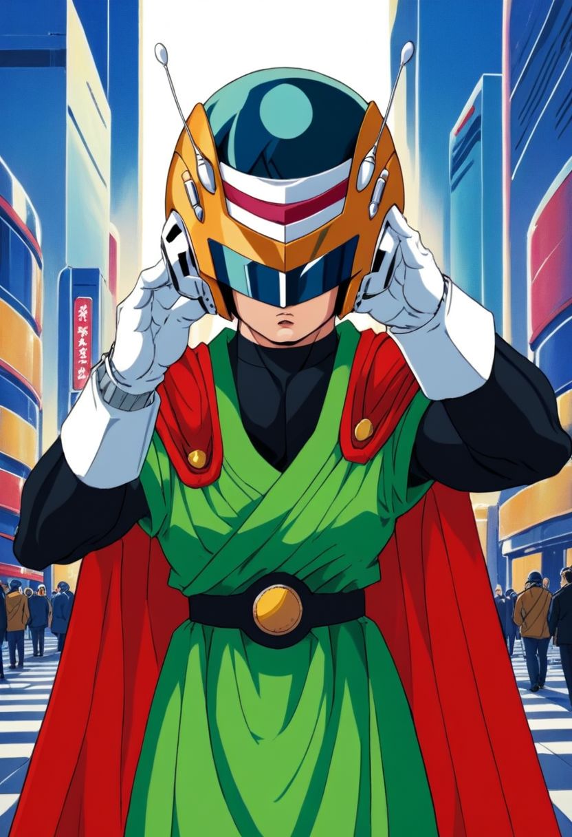 ((Solo:1.0)),(Greatsayaman:1.0), masterpiece, detailed face, detailed background, 8k, highly detailed, ultradetailed, masterpiece, best quality, highres, in city