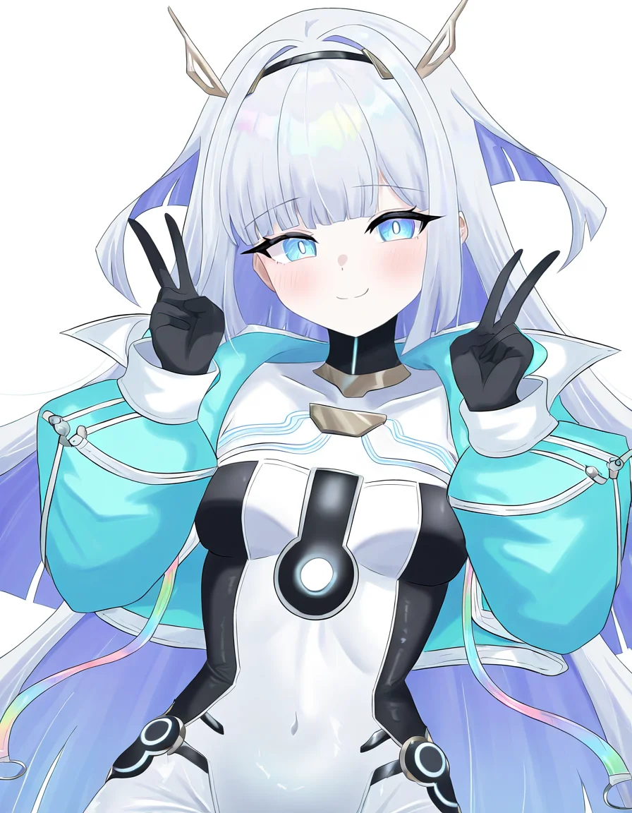 1girl,solo,white background,simple background,cowboy shot,sitting,smile,on back,lying,e-su,<lora:e-su-000014>,shiny_clothes,tight,skin tight,double v,collar,, masterpiece, best quality, very aesthetic, absurdres,newest, incredibly absurdres,