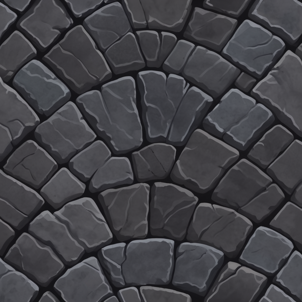 <lora:Hand-Painted_2d_Seamless_Textures_7:1> 2d seamless hand-painted texture of stone pavers, fan pattern, chiseled edges
masterpiece, detailed, high quality, high resolution, 4k texture