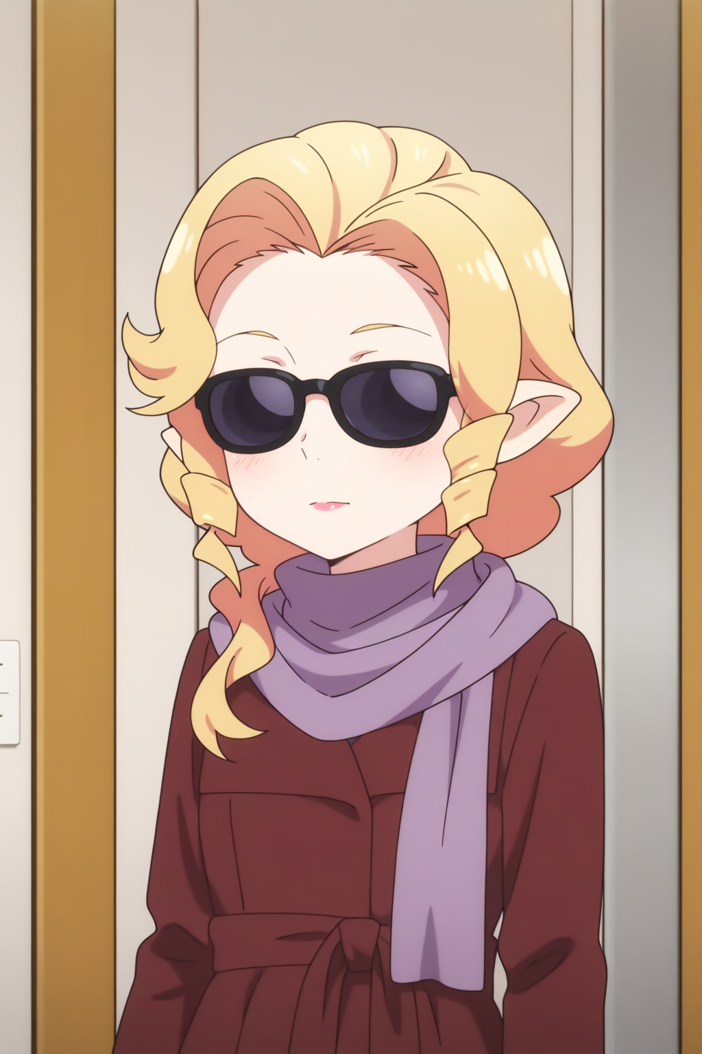 Elfs_Mother, sunglasses,  <lora:Eromanga_sensei-Elfs_Mother-illust:0.8>
