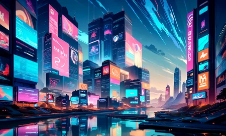 score_9, score_8_up, score_7_up,
<lora:Cyberpunk_Architecture_(Architecture)_(Pony)_(AD):0.8> Cyberpunk Architecture, monumental architecture, architecture, city, cityscape, scenery, building, skyscraper, future, scifi, science fiction, cyberpunk, city skyline,
8K, In'ei, chiaroscuro, rim lighting, perfect depth of field shot, beautiful, sharp focus, crisp details, subsurface scattering and reflections,
photographic anime clouds, photographic realism, masterclass anime, science fiction masterpiece, holograms, holographic advertisements, neon lights, masterclass color theory, asymmetric composition, random time of the day, 8K CGI render,
BREAK zPDXL, zPDXLxxx, <lora:sdxl_lightning_8step_lora:0.4> <lora:detailed_notrigger:0.5>