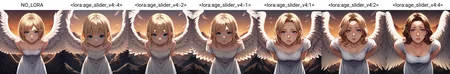 score_9, score_8_up, score_7_up, source_anime, (pov), (pov looking up), (1girl, (looking down), (feathered wings), (leaning forward), (white dress)), concerned, arms behind back, hands behind back, head tilt, looking at viewer, detailed eyes, [[eyeshadow]], (mountain) background, NO_LORA, absurdres, [[backlighting]]