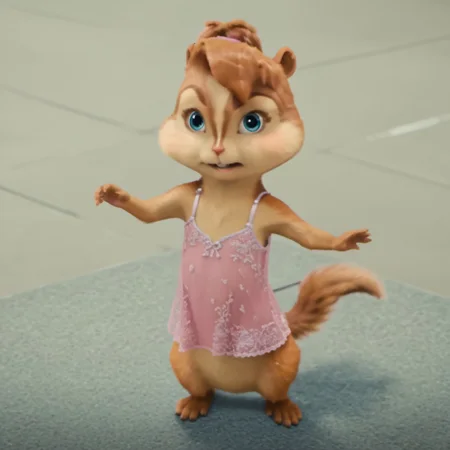 Score_9, score_8_up, score_7_up, source_furry, hentai, porn, brittany miller, chipmunk, chipmunk girl, furry female, furry, 3d, render, in  blue eyes,She stands on the floor, full-length, embarrassed, tucked her paws, in a pink lace nightgown, sexy, good character detail, beautiful and lively look, looks directly at the viewer,
<lora:Brittany_Miller__Alvin_and_the_Chipmunks__CG_Movie_version:0.8>