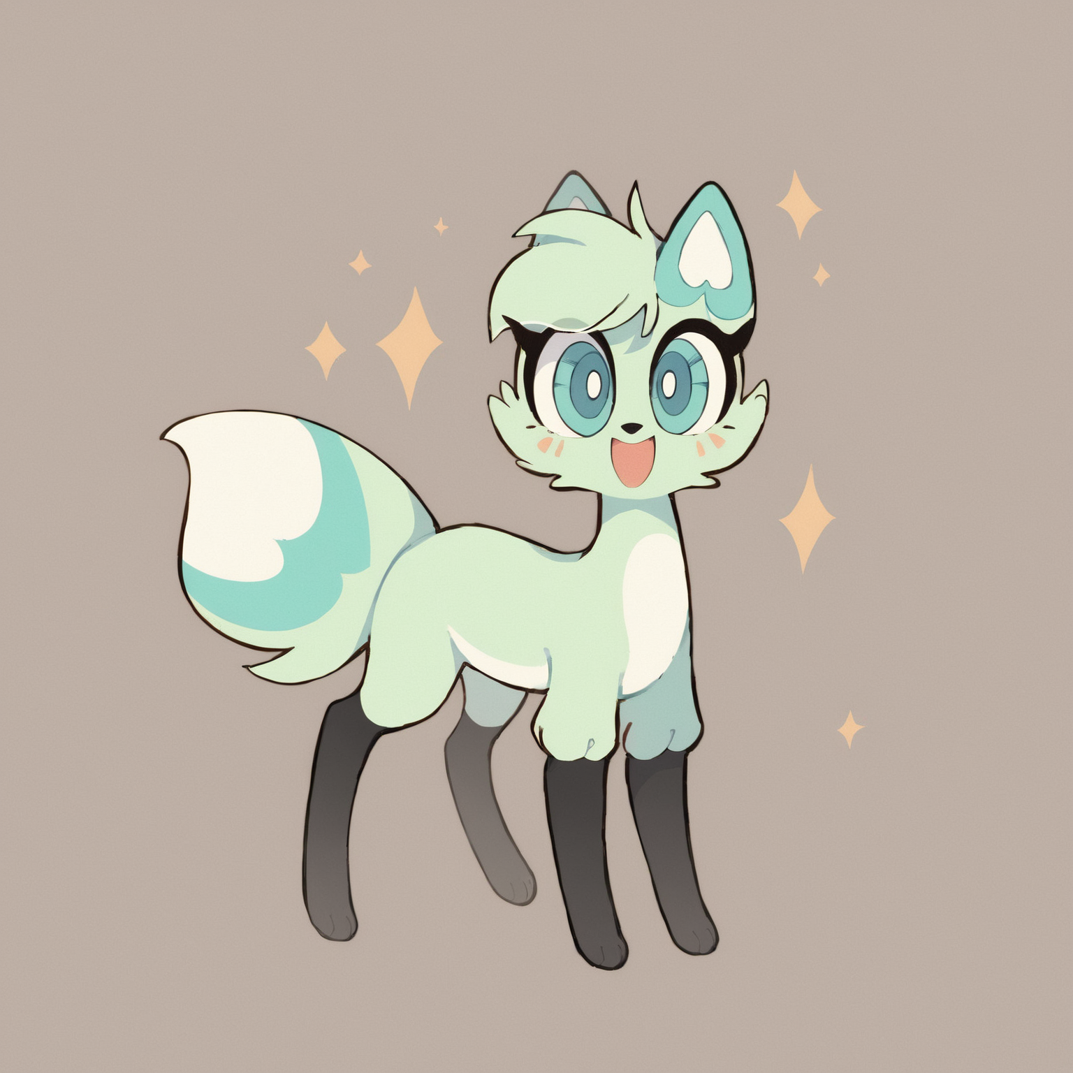 score_9, score_8_up <lora:Slushi-PONY:0.8> slushi, solo, female, full body, looking at viewer, happy, simple background