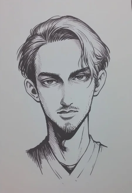 a drawing of Savva in the style of robert-crumb