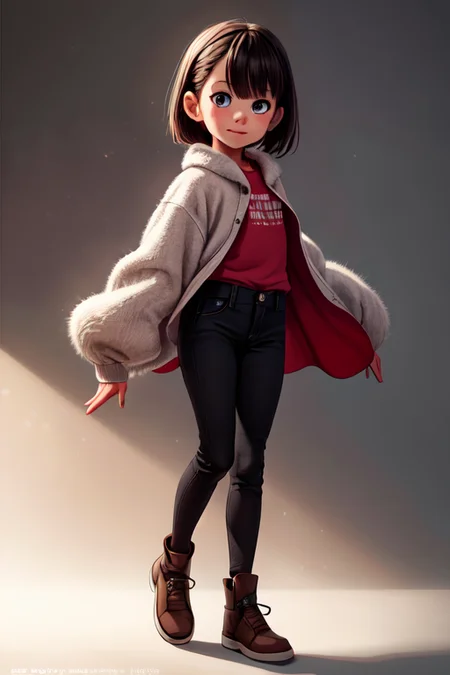 Solo:1.3, (Full Body:1.3), realalarimu, a little girl,
vibrant colors, colorful art style,
soft lighting, soft shadows, detailed textures, dynamic lighting,
nice hands, perfect hands,
<lyco:GoodHands-beta2:1.0>
<lora:add_detail:1>
<lora:realalarimuv2:1.0>