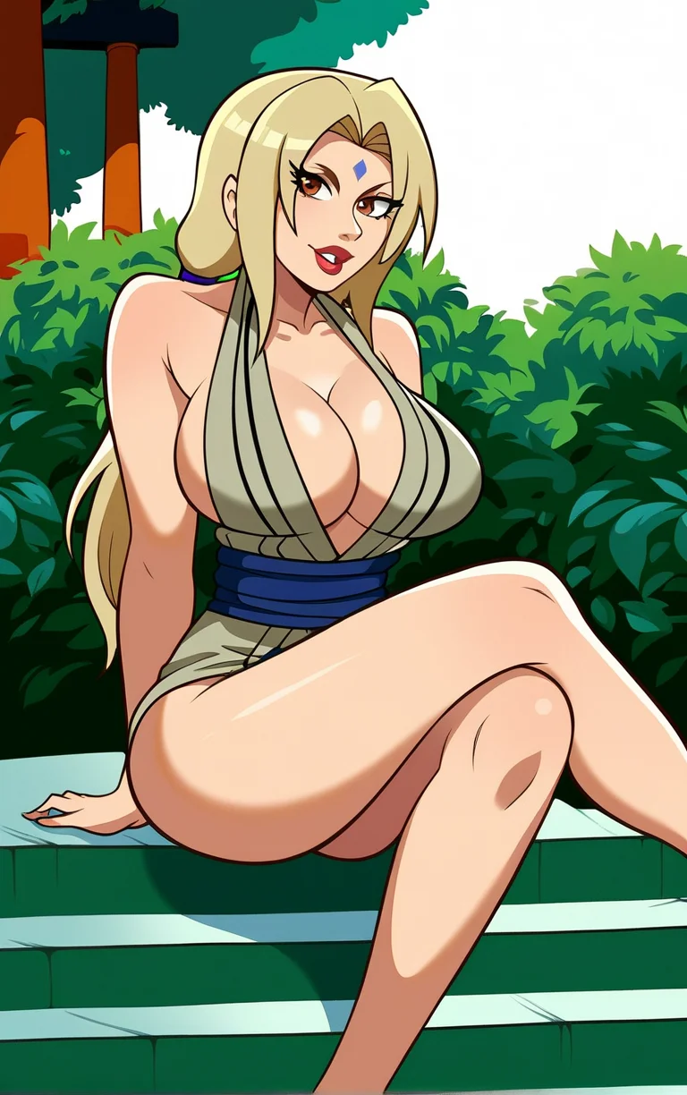 score_9, score_8_up, score_7_up, BREAK
PONYXL_STYLE_Gagala_ownwaifu,tsunade \(naruto\)
1girl, long hair, large breasts, breasts,
(sitting on stairs, dappled sunlight), summer, torii, stairs, stone lantern, sunlight, pavement, outdoors,<lora:PONYXL_STYLE_Gagala_ownwaifu:0.80>, solo,