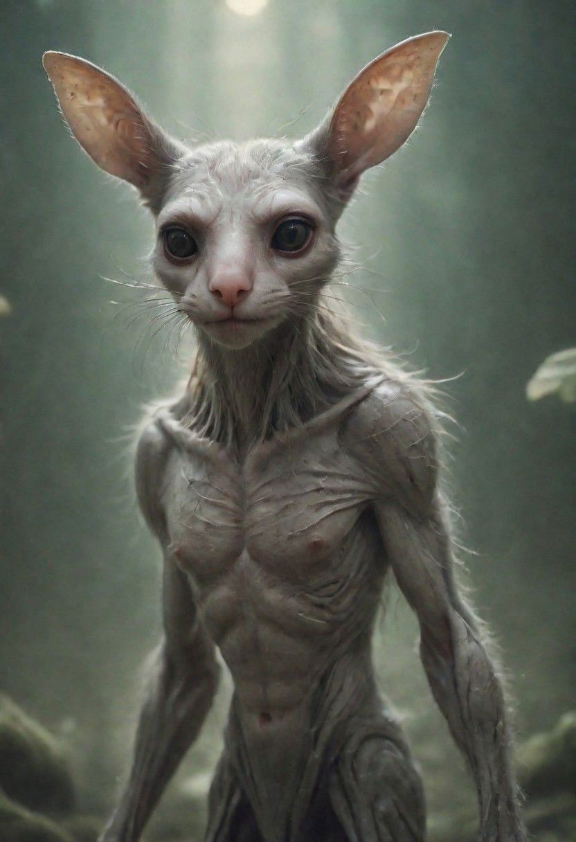 Creature in amazing fantasy place (diminute)(cute)
