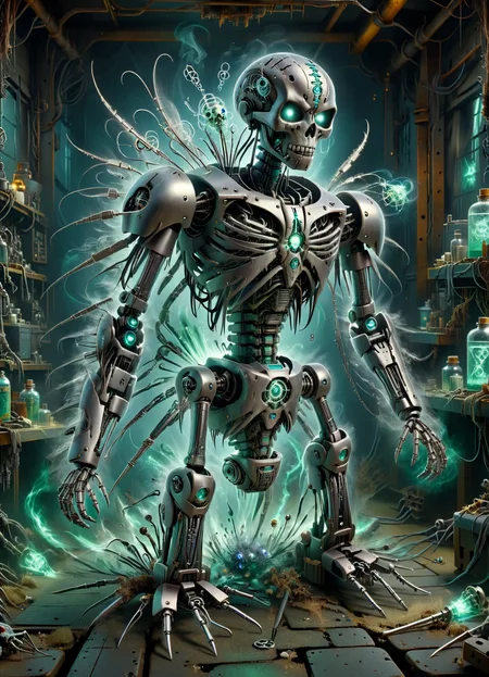 DonM50u13ff1g13XL paralyze omnipotent nanorobot <lora:DonM50u13ff1g13XL:1>