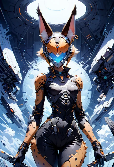 score_9, score_8_up, score_7_up, Miyu-PonyXL, highly detailed, painting, girl,flat breasts, helmet muzzle, long black ponytail, standing, black mcnm, luminescent futuristic screen, wide hips, giant fat ass, tight hips rating_questionable, BREAK best quality, masterpiece, e621, digital_art