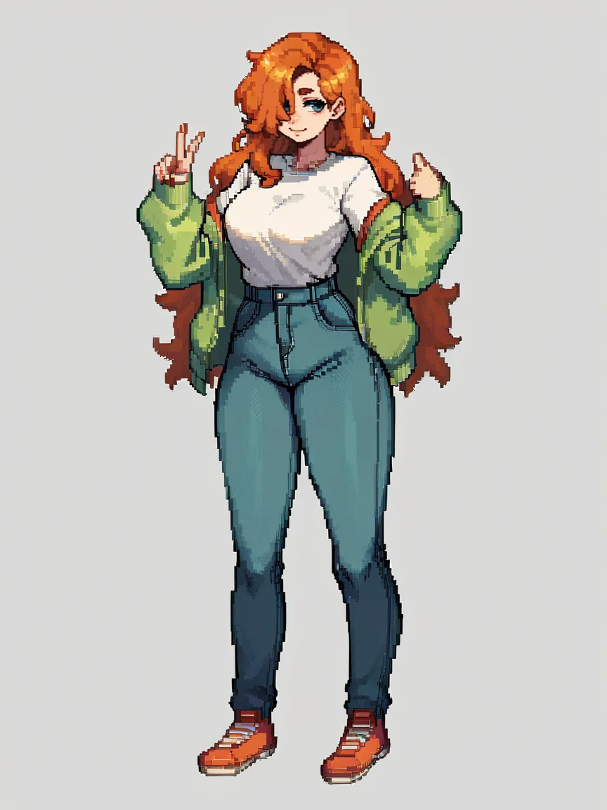 score_9, score_8_up, score_7_up, score_6_up, score_5_up, score_4_up, <lora:v1l4n0XLP:0.8> v1l4n0, pixel art, 1girl, full body, long hair, ginger, curvy,