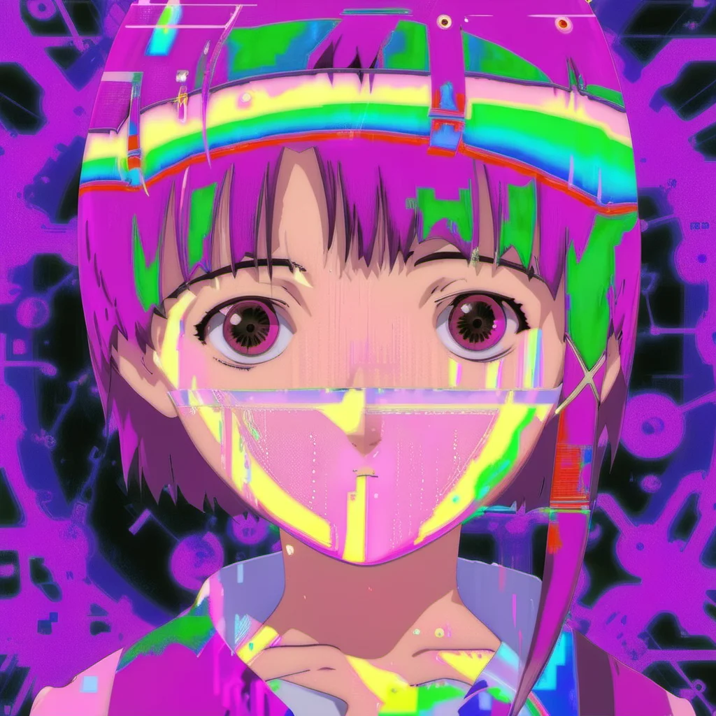 <lora:SDXLLainGlitch:1>, LainiaLain, Anime Girl, <lora:nfxlyria:0.25>, nfxlyria, Anime Girl Glitch Glitchcore, <lora:GlitchGirlModel4Actual:0.6>, (((((full body shot))))), GlitchBreakGirl, Anime Girl Glitch, anime, earthbound giygas by Takashi Murakami trending on artstation,Ludwigia iridescent hornwort moss cave god temple James McCarthy, breakcore, holographic, digital user interface, iridescent, glitch, lain from serial experiments lain, liminal space, all seeing eye, anime magazine cover, ethereal lighting, anime girl, long anime hair, manga cover, key art, guts from berserk, anime typography, harajuku clothes, kanji typography, a plug suit, holographic undertones, anime