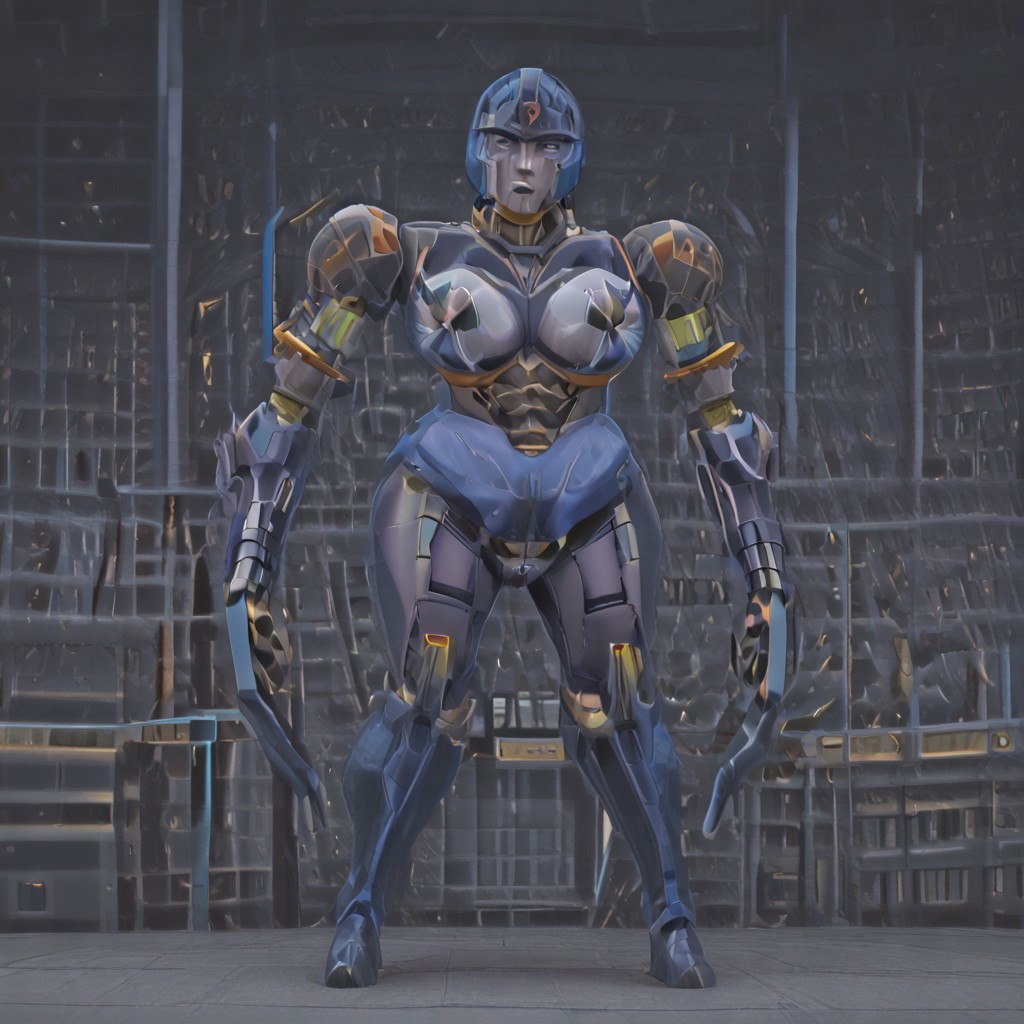 transformers, ((female robot)) purple soldier decepticon robot, black4TF, spherical inflation, milking machine,suction device, milkmachine, blue juice lactation, breast pump, arceetp, no humans, solo, purple eyes, robot, mecha, mouth plate,
