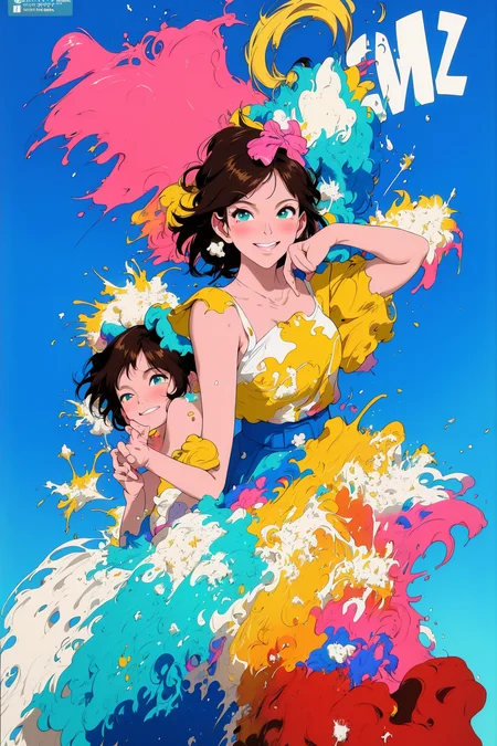 ral-colorswirl,<lora:ral-colorswirl:1>,<lora:Rainbow_Style:0.8>,
canvas of random brush stroke,8k,masterpiece,award winning art,Abstract canvas of brush stroke looking lik cat paw print,impressionism,(colorswirl:1.1),(80s-anime-ai:1.1),(Style-NebMagic-neg:1.2),