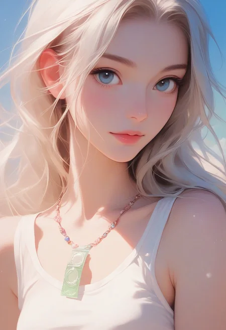 score_9, score_8_up, score_7_up, detailed photo,1 girl,
20 years old, cute girl, woman, thin, small waste, skinny, pale skin, long hair, small breasts, short free sexy tank top, day, portrait, condoms necklace, with her brother, her bro hug her from behind,
