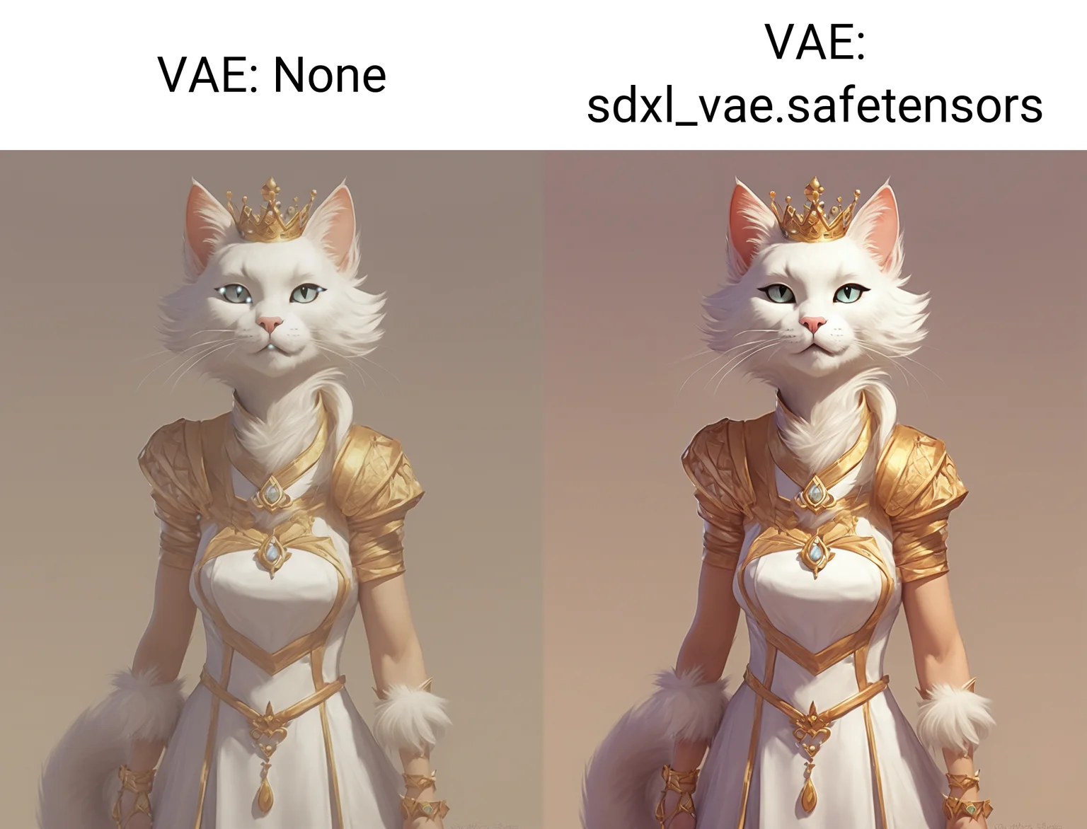 A beautiful anthro cat furry female princess, cartoon