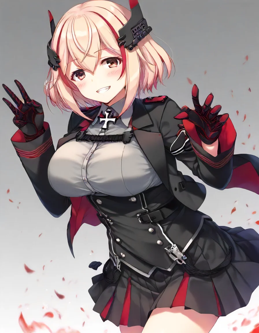 <lora:roon_pony_v1:1>1girl, roon \(azur lane\),default,gloves,, BREAK score_9, score_8_up, score_7_up, BREAK source_anime, rating_explicit, best quality, masterpiece, uncensored,<lora:sdxl_lightning_8step_lora:1><lora:sdxl2-flat2-512b:-1>michiking, misakura nankotsu, tomose shunsaku, atdan, onigirikun,shiokonbu,halcon, hellandheaven