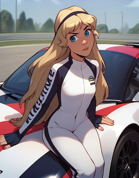 score_9, score_8_up, score_7_up <lora:eilonwy-ponyxl-000050:1> eilonwy, race queen, hairband,
1girl, solo, checkered flag