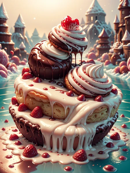 (((videogame_style))), (sharp focus:1.2), ((cream puffs made of crystalz <lora:Crystals:0.7>)), (moody lightning:1.2), soft grey light, depth of field, bokeh, 4k, HDR,, beautiful cream puff Illuminated by the ethereal glow of studio lightning, the light is reflecting shadows on the purple aquamarins which are decorating the cream puffs, the light reflection sparcles around it, the harmonic play of light and shadow underlines the natural beauty of the cream puffs,, (the form is velvety and silky curved:1.2), (high contrast to catch the play of light and shadows), by night, peacful and grateful atmosphere, painted hearts, magical atmosphere, the moonlight casts a beam of light onto the landscape made of desserts, award winning art,, deserted space, fantasy food landscape, detail colour is purple, magical atmosphere, fairytale like, The landscape made of sweets is decorated with white powdered sugar and cream, DonMC4ndyL4nd <lora:DonMC4ndyL4nd:0.5>,, little lakes made of chocolate cream <lora:ChocolateWetStyle:0.5> ChocolateWetStyle, land of milk and honey, a fantasy landscape made of sweets and ice: a lake made of strawberry milk, small vanilla chocolate pieces swim in it, , , the strawberry milk lake is surrounded by multicoloured macarons and pastry sticks, , , the landscape consists of peppermint ice cream, , , in the background is a waterfall made of caramel cream flowing into the strawberry lake, , , powdered sugar blows in the wind and covers the land of milk and honey, , , the atmosphere is magical, sweet and fairytale-like,