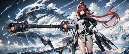 score_9,score_8_up,score_7_up,
big breasts, cleavage, collarbone, looking at viewer, open leg, multiple girls,
<lora:Vera-Garnet:1>Garnet, red eyes, red hair, long hair, Molde under eye, Garnet clothes, headgear, headband, mech waist wings,
<lora:Eyes_High_Definition:1> EyesHD,