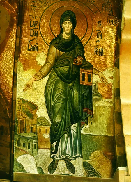 'tiles' a mosaic created in the Byzantine Empire in 1056, Byzantine, Ancient history, History,mythological painting \(genre\) palaeologan renaissance \(style\)        <lora:byzantine_pony_v1:1>    <lora:Lana_PDXL-v01:1> lana kane, full body, score_9, score_6_up, score_7_up, score_9, score_8_up, rating_safe,general