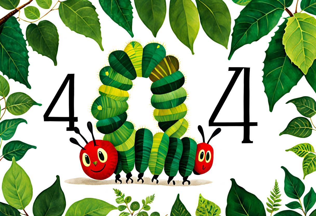 The very hungry Caterpillar says '404'