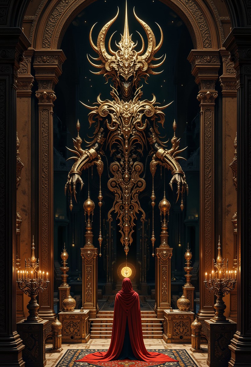 «His castle contains a vast collection of curiosa, talismans, amulets and librams. »
