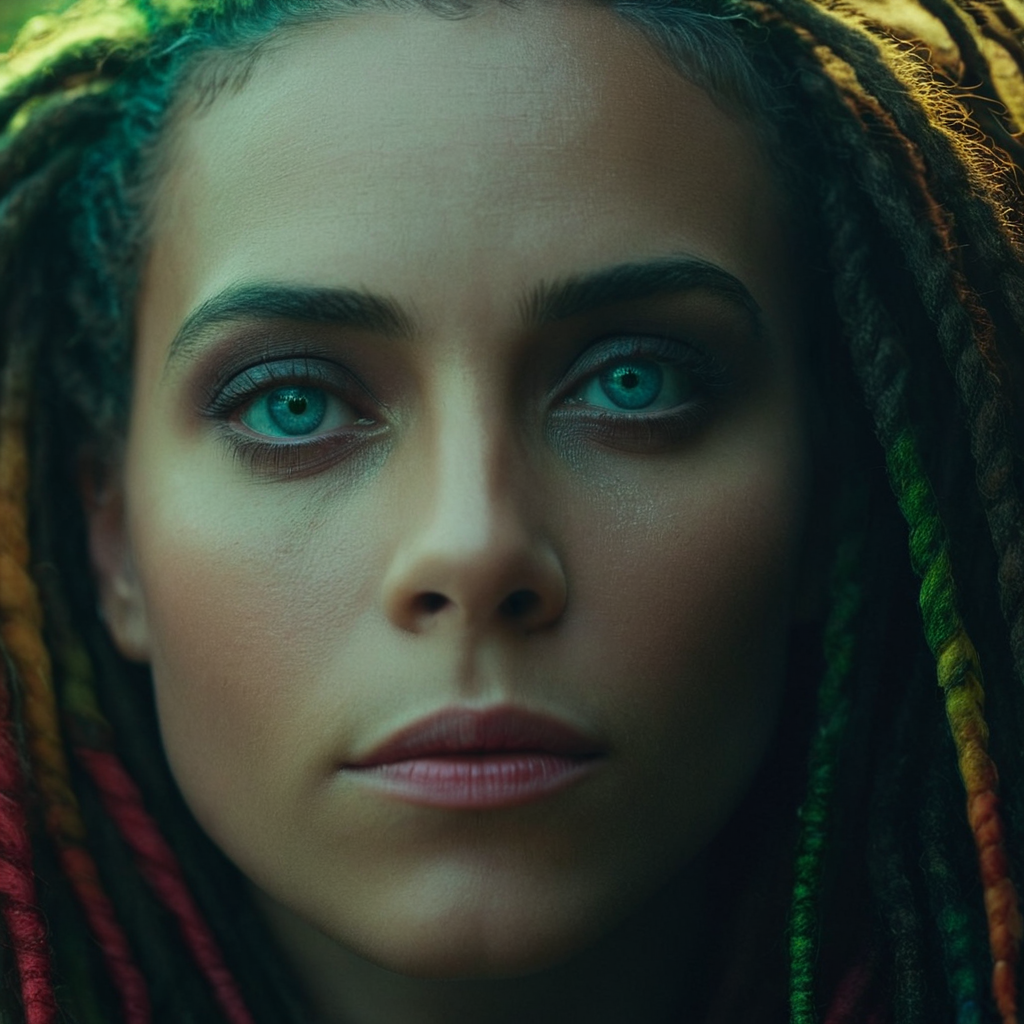 cinematic film still of  <lora:Cinematic Hollywood Film v2:1> perfect eyes, colorful
Epic Creative Scene a woman with dreadlocks stares at the camera Cinematic Hollywood Film Style, shallow depth of field, vignette, highly detailed, high budget, bokeh, cinemascope, moody, epic, gorgeous, film grain, grainy