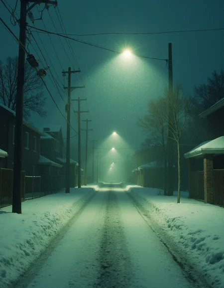A photo of a deserted, snow-covered street with a single streetlight casting an eerie glow. The image is shot in muted, desaturated colors., VCTRN, analogstyle,  faded photograph <lora:e377b7657231499e9165dad83cdeb312_pytorch_lora_weights:0.8>  <lora:amateurphoto-6version:0.6> <lora:35mm_joycap:0.5>
