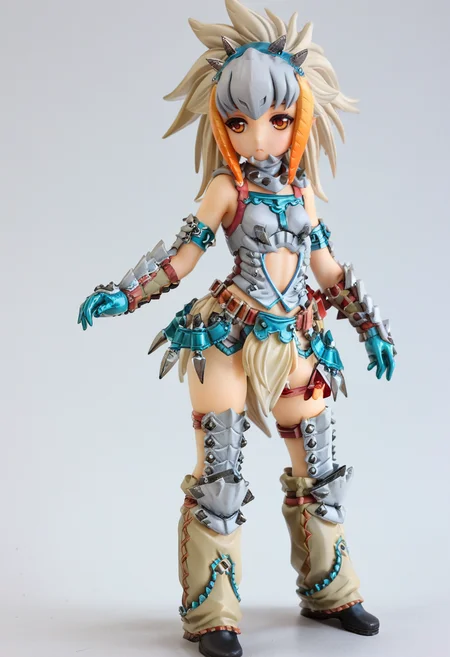 (score_9:0.9),score_8_up,score_7_up,rating_safe,anime style,(zPDXL),<lora:Barioth S Armor ponyXL v2.1:0.86>,1girl,solo,white elbow gloves,dark-skinned female,navel,white thigh boots,orange eyes,barioth armor,white helmet,white loincloth,looking to the side,3d,source realistic,realistic,pvc figure,